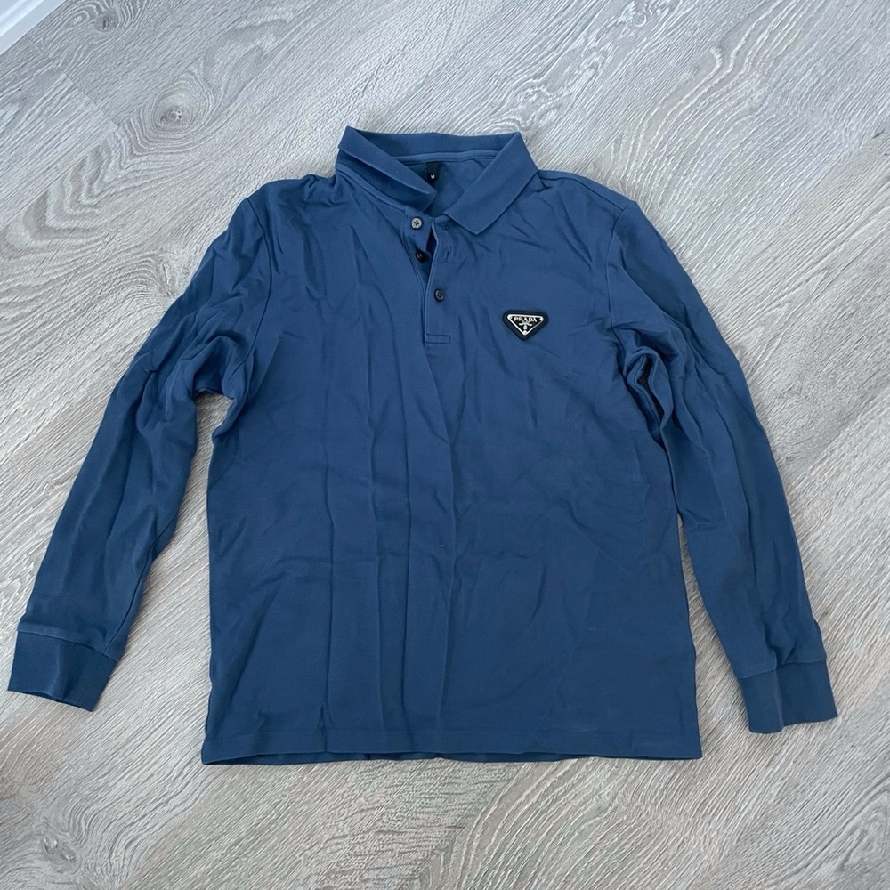 Prada Long Sleeve Polo
